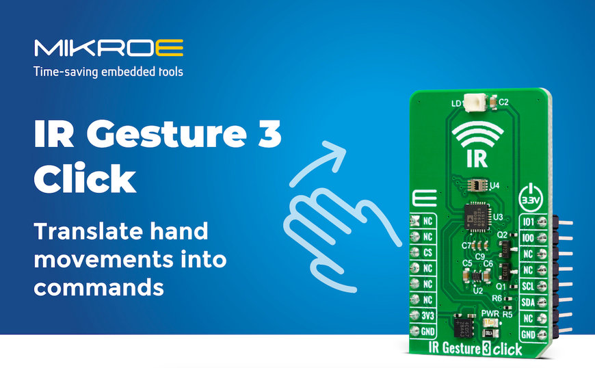 MIKROE adds contactless gesture recognition Click